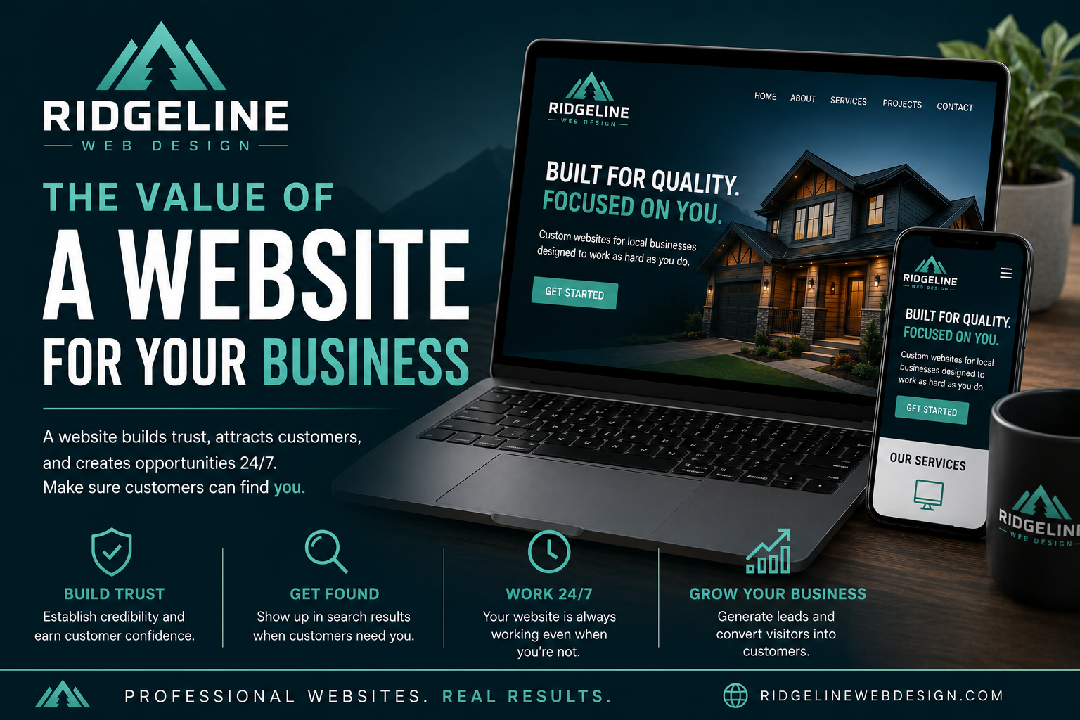 value of website